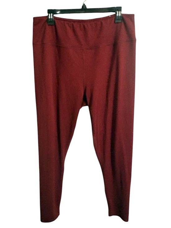 Maurices Pants - Maurices Wine-Red High Waist Leggings